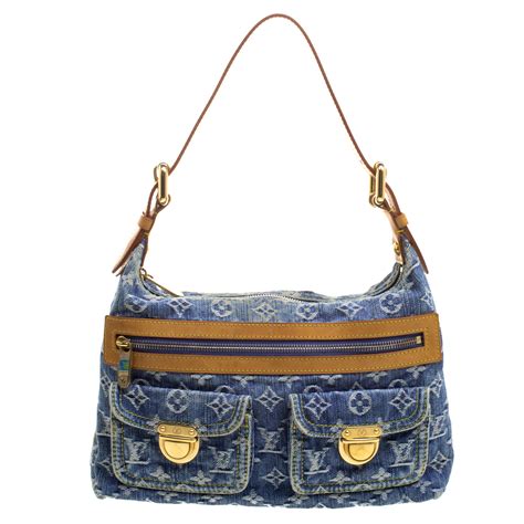 louis vuitton blue jean bag.